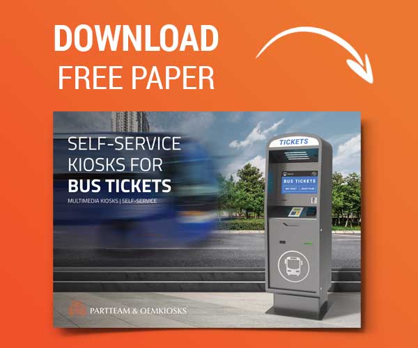 Ticketing and Self-Service Kiosks for Buses by PARTTEAM & OEMKIOSKS